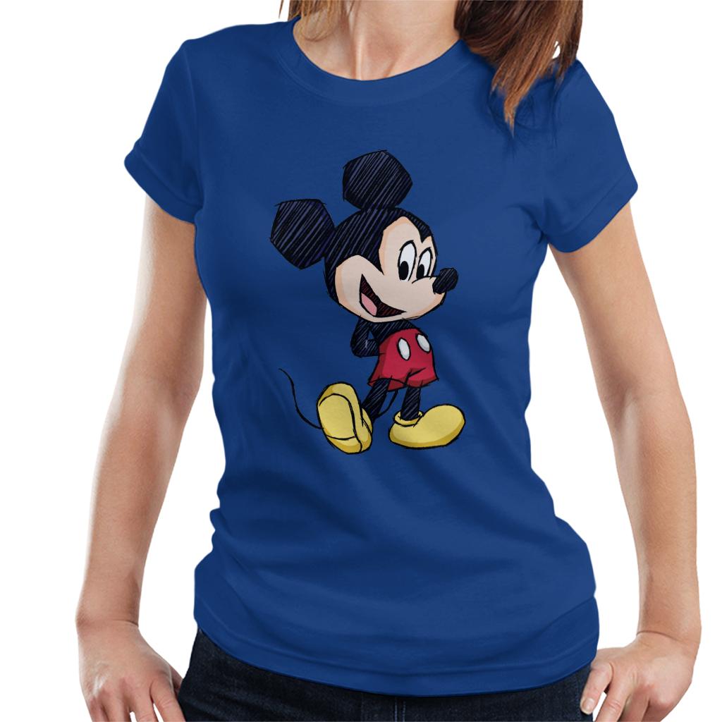Disney Mickey Mouse Big Head Sketch Women's T-Shirt product image 4