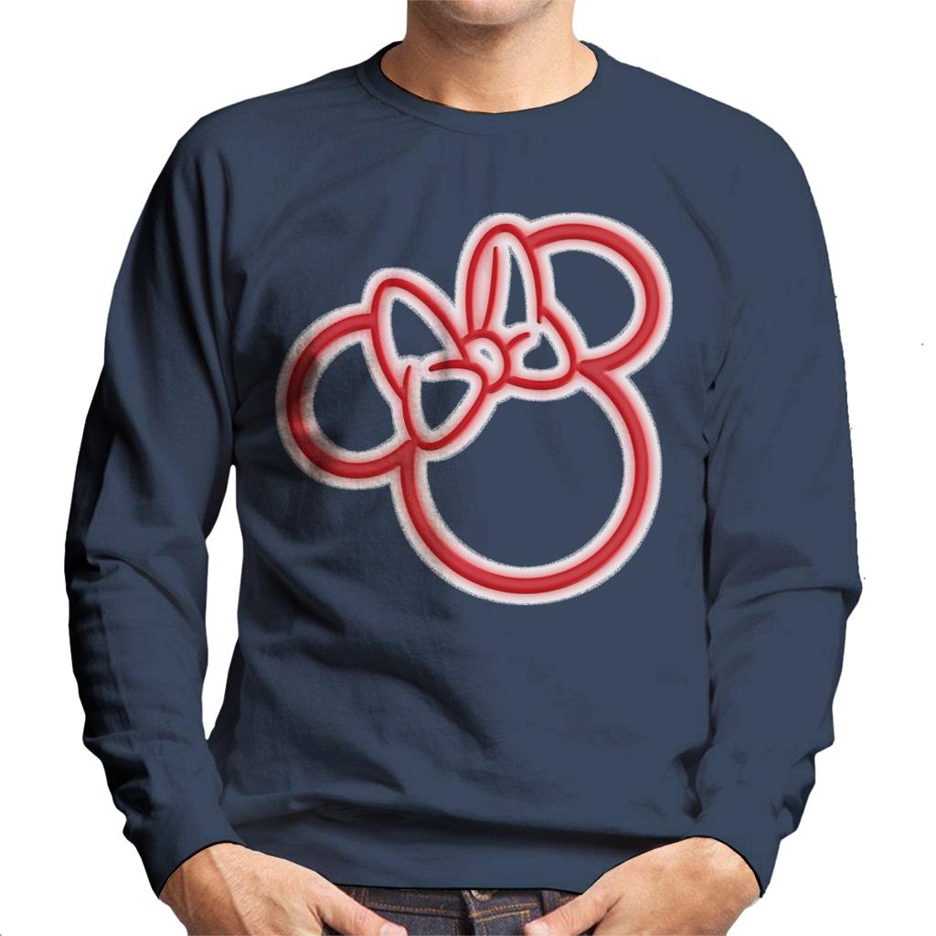 Disney Mickey Mouse Minnie Neon Head Men's Sweatshirt product image 4