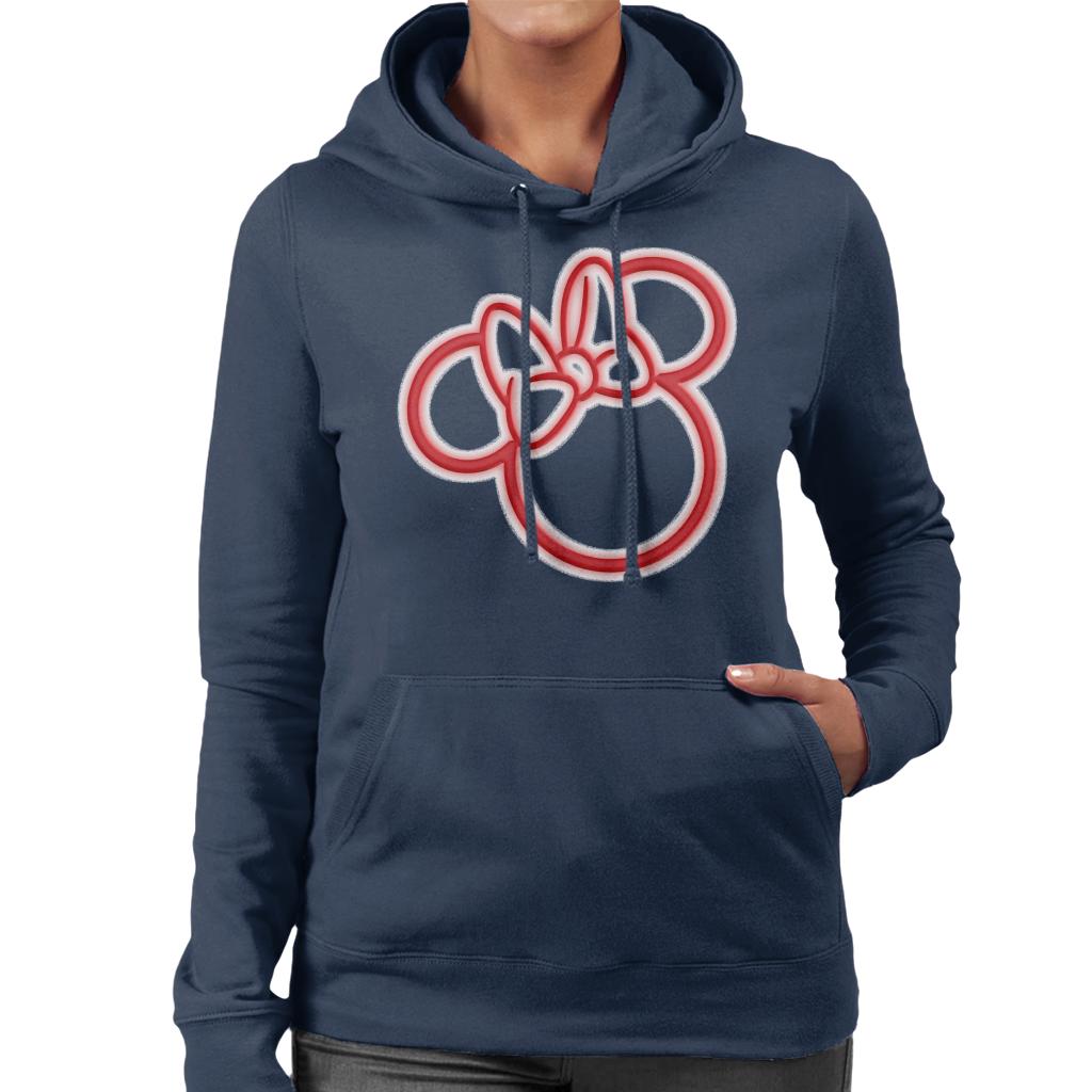 Disney Mickey Mouse Minnie Neon Head Women's Hooded product image 4