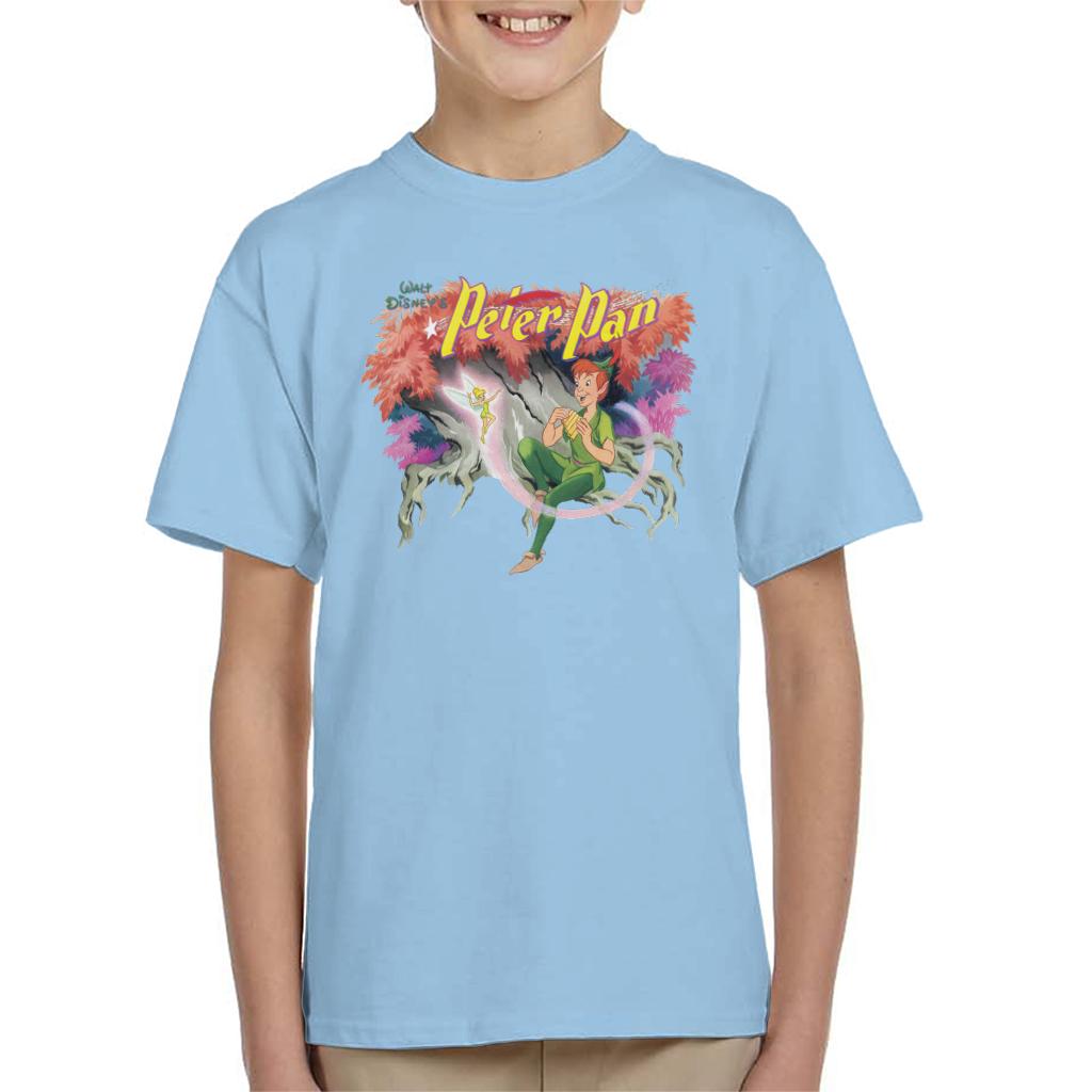 Disney Peter Pan 1950s Movie Artwork Kid's T-Shirt product image 1