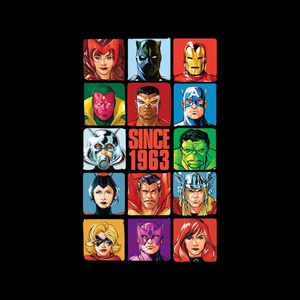 Marvel Avengers Headshot Tiles Since 1963 Kid's Hooded product image 2