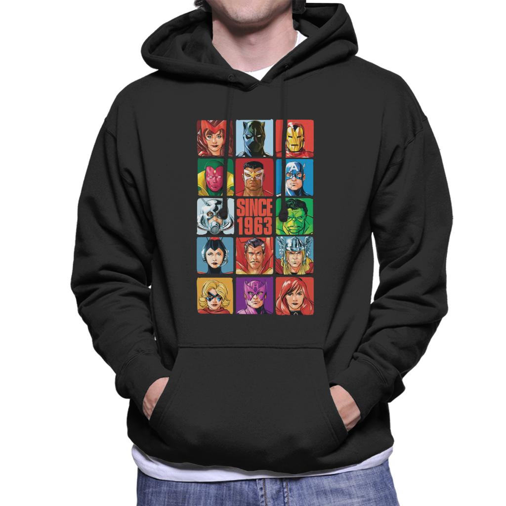 Marvel Avengers Headshot Tiles Since 1963 Men's Hooded product image 1