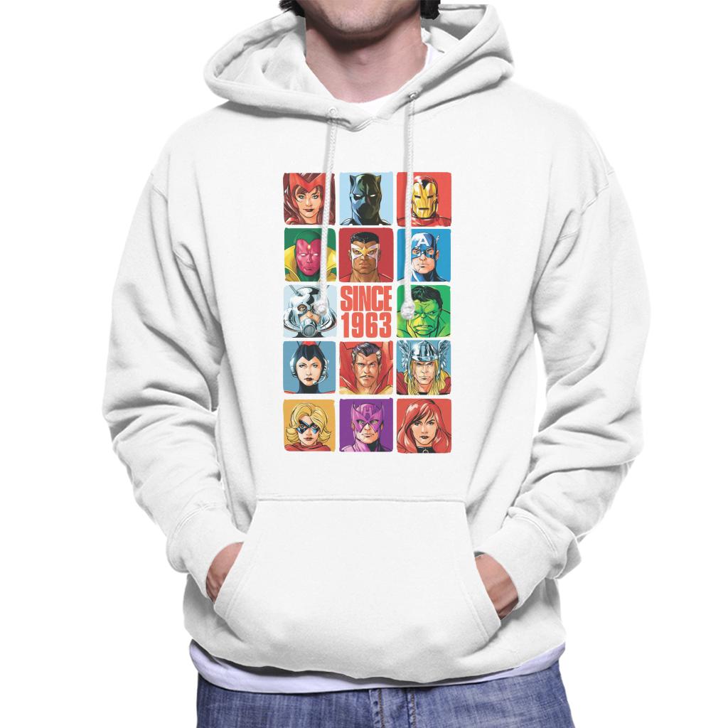 Marvel Avengers Headshot Tiles Since 1963 Men's Hooded product image 4