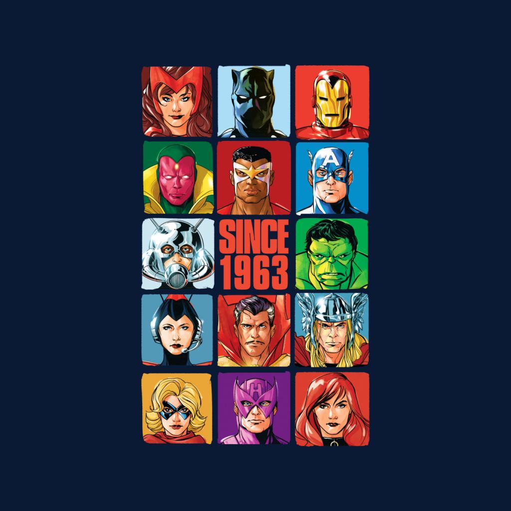 Marvel Avengers Headshot Tiles Since 1963 Kid's Hooded product image 5