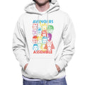 Marvel Avengers Character Head Outlines Assemble Men's product image 1