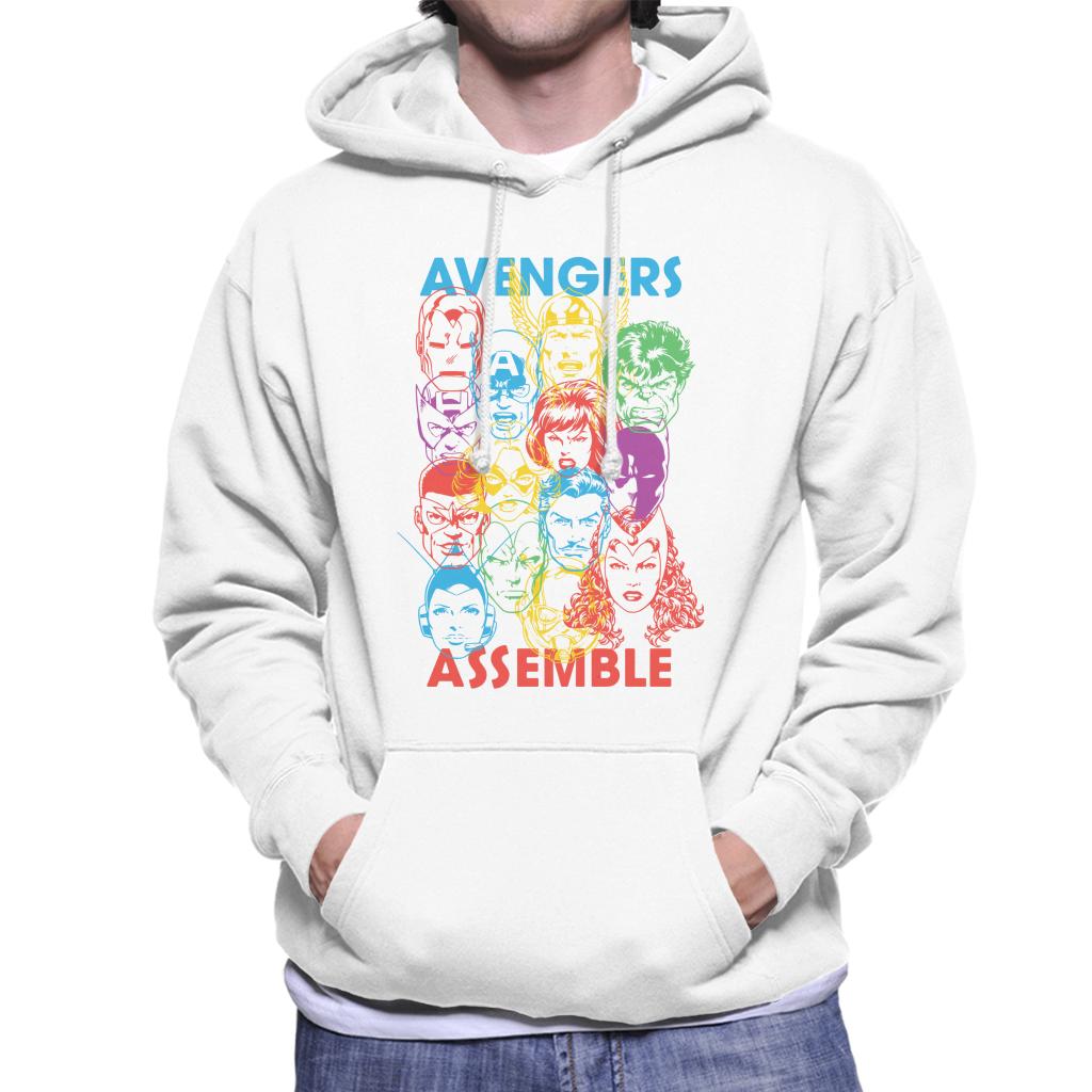 Marvel Avengers Character Head Outlines Assemble Men's product image 1