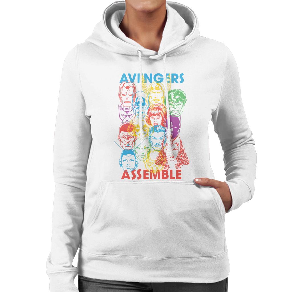 Marvel Avengers Character Head Outlines Assemble Women's product image 1