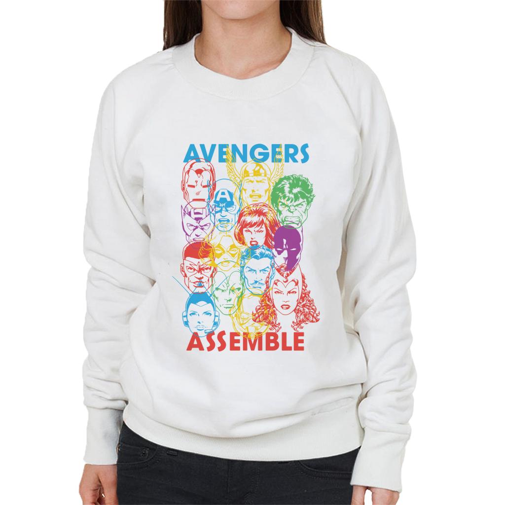 Marvel Avengers Character Head Outlines Assemble Women's product image 1