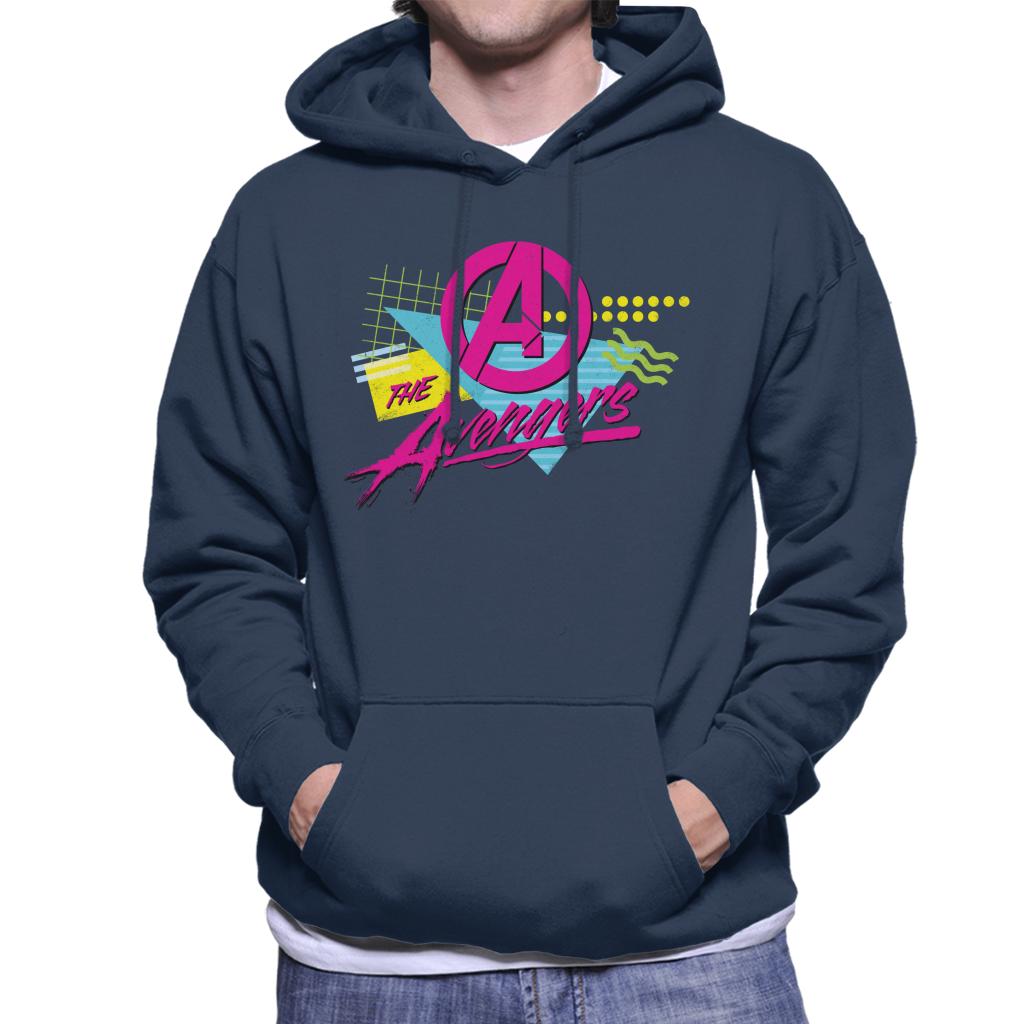 Marvel The Avengers Retro Distressed 80s Style Men's Hooded product image 4