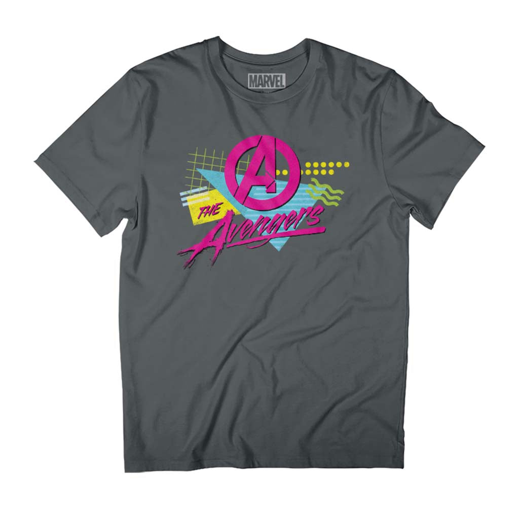 Marvel The Avengers Retro Distressed 80s Style Men's T-Shirt product image 1