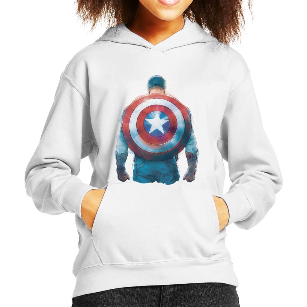 Marvel Captain America Sketch Style Shield Back Kid's product image 6