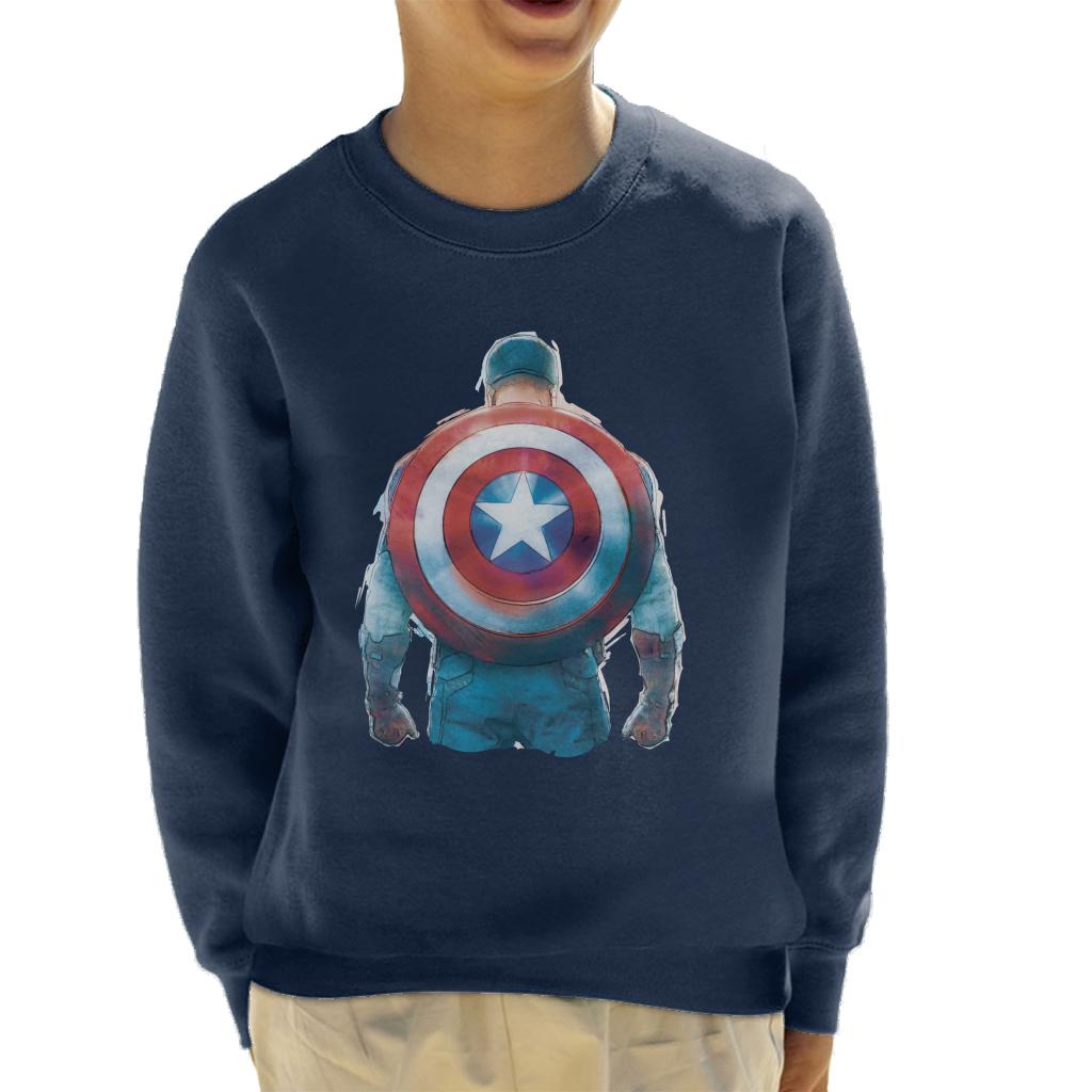 Marvel Captain America Sketch Style Shield Back Kid's product image 4