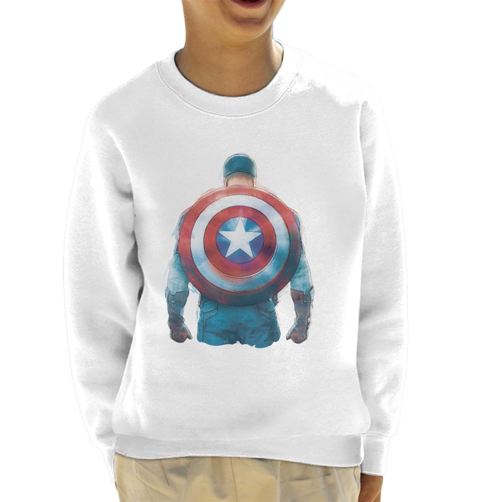 Marvel Captain America Sketch Style Shield Back Kid's product image 6