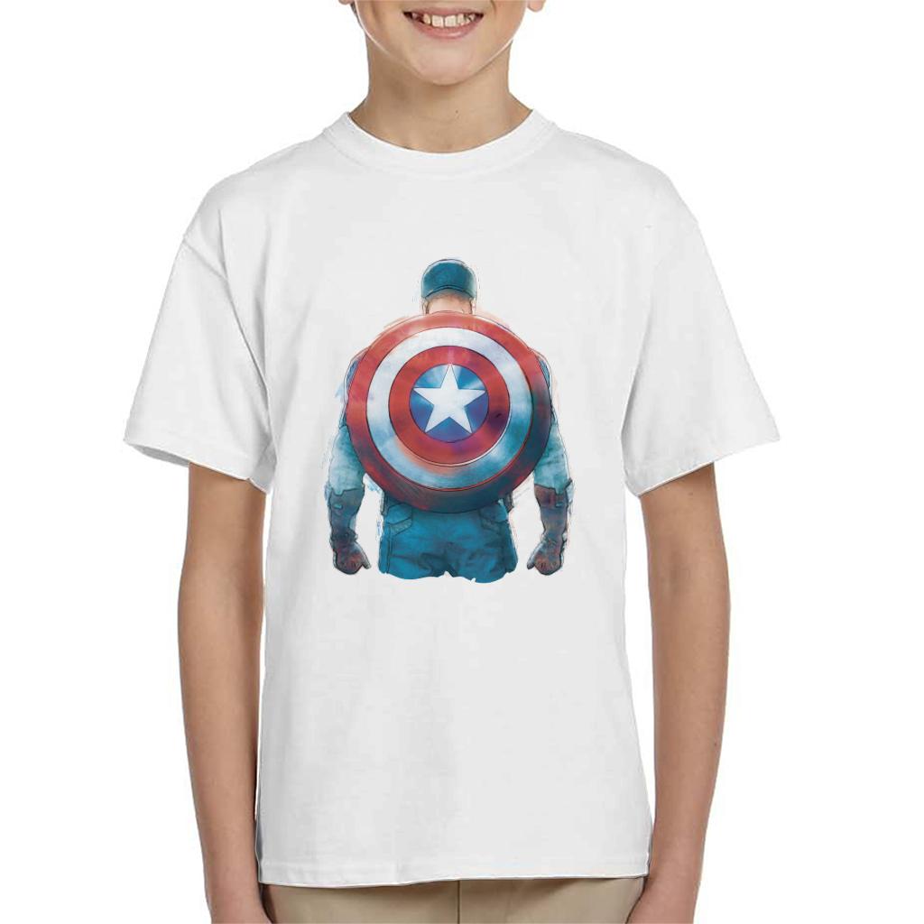 Marvel Captain America Sketch Style Shield Back Kid's product image 4