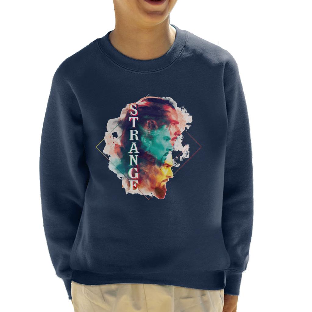Marvel Doctor Strange Abstract Face Montage Kid's Sweatshirt product image 4