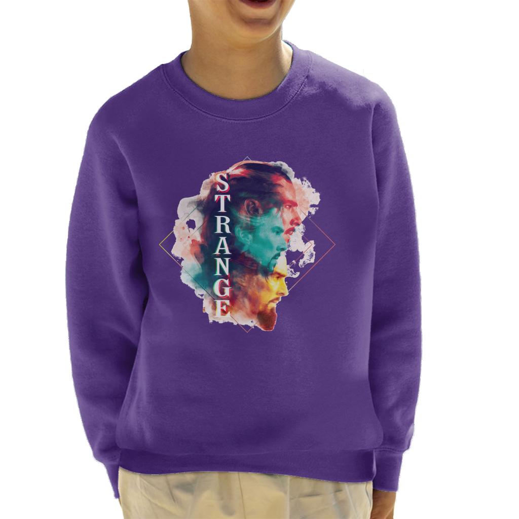 Marvel Doctor Strange Abstract Face Montage Kid's Sweatshirt product image 6
