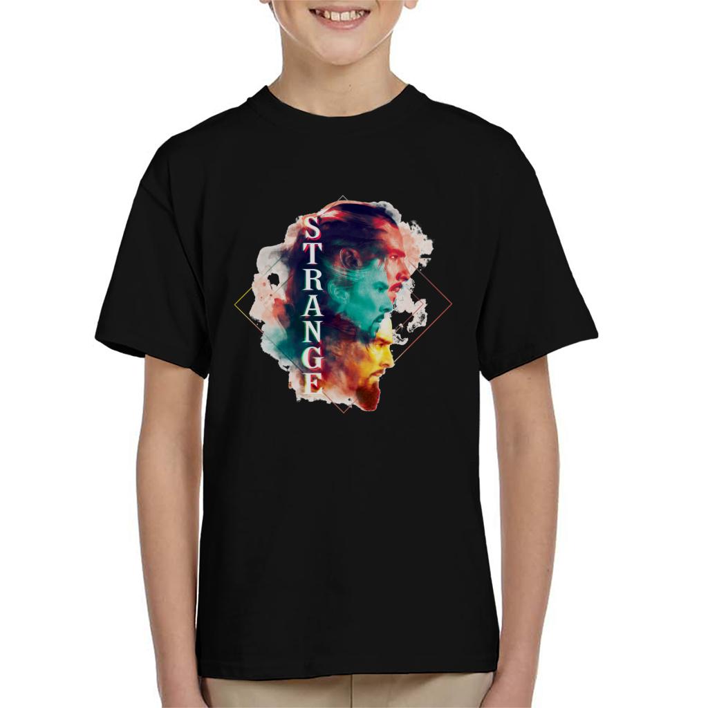 Marvel Doctor Strange Abstract Face Montage Kid's T-Shirt product image 1
