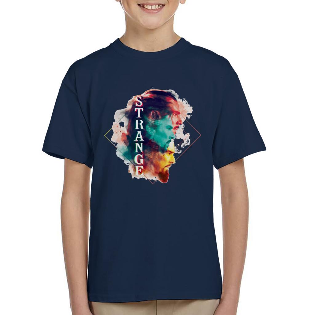 Marvel Doctor Strange Abstract Face Montage Kid's T-Shirt product image 4