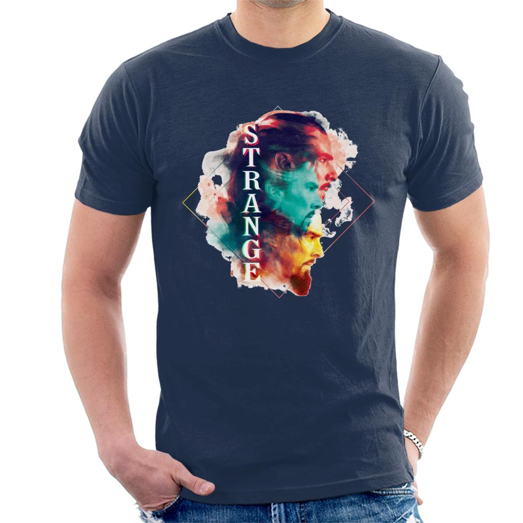 Marvel Doctor Strange Abstract Face Montage Men's T-Shirt product image 4