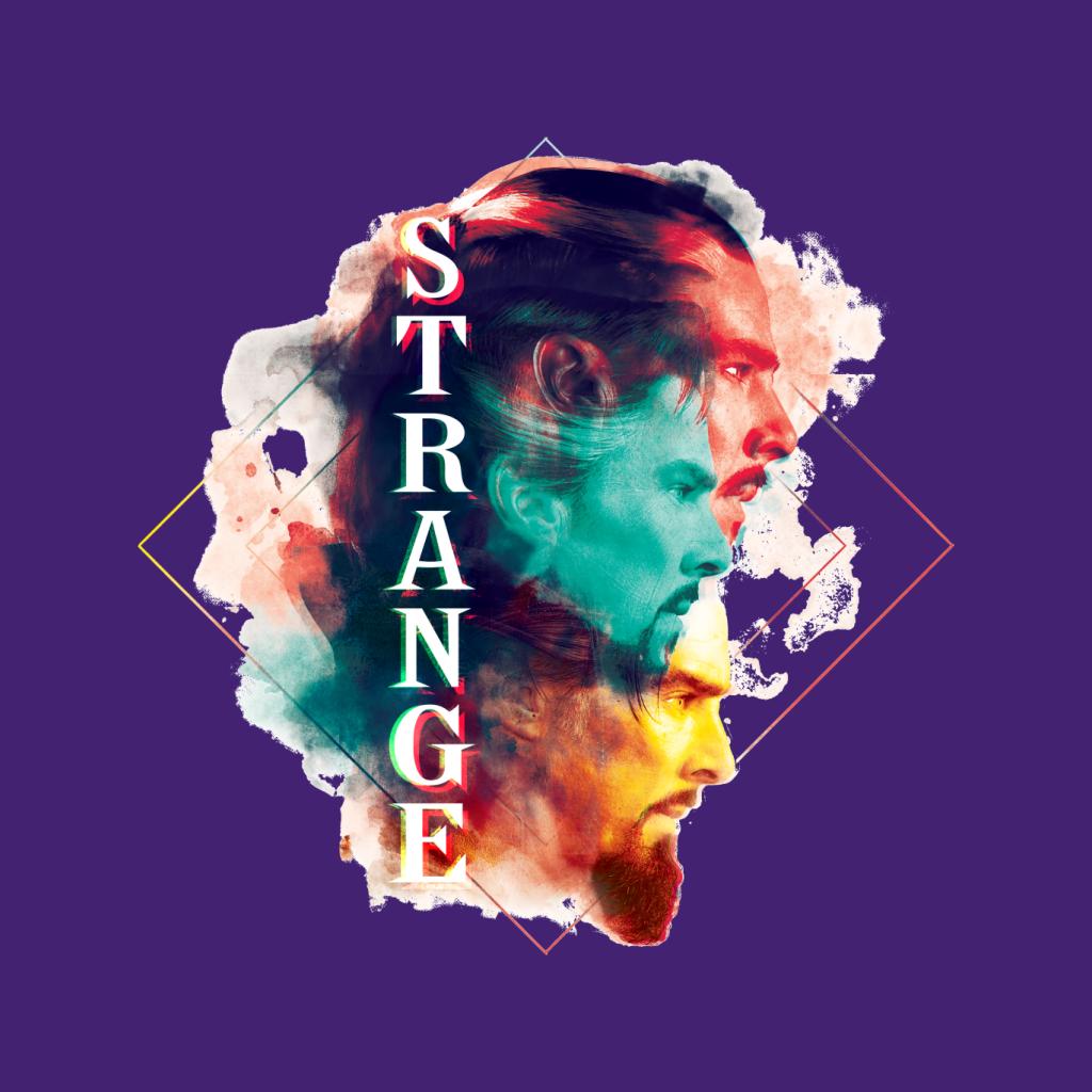 Marvel Doctor Strange Abstract Face Montage Kid's T-Shirt product image 7