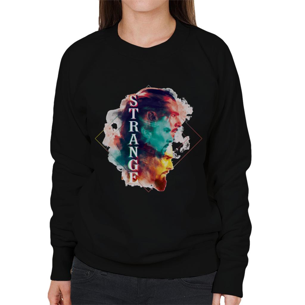 Marvel Doctor Strange Abstract Face Montage Women's product image 1