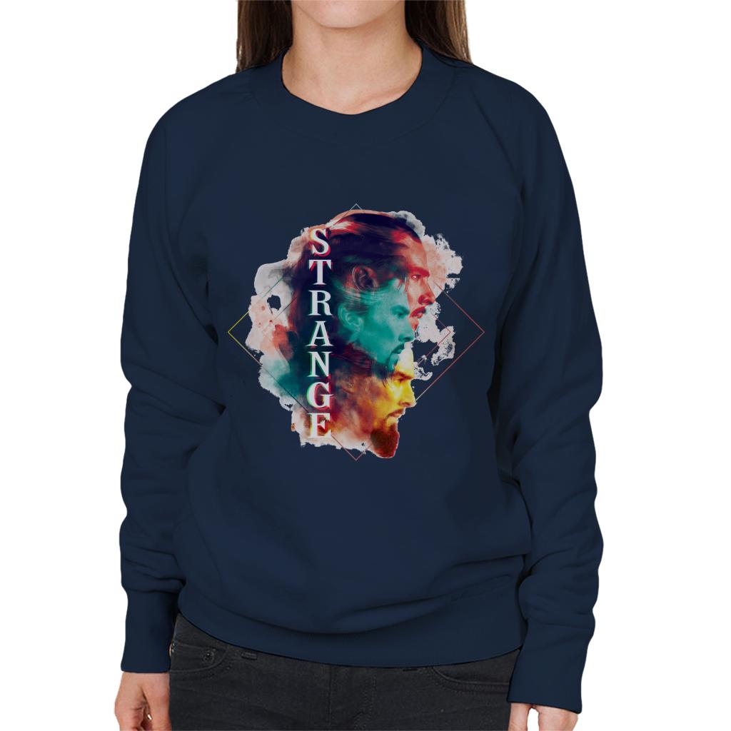 Marvel Doctor Strange Abstract Face Montage Women's product image 4