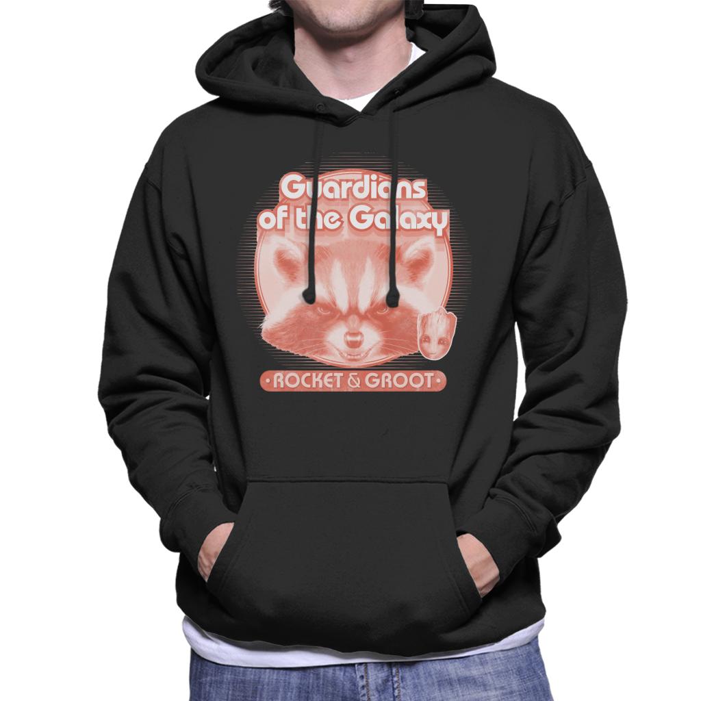 Marvel Guardians Of The Galaxy Rocket And Groot Retro Men's product image 1