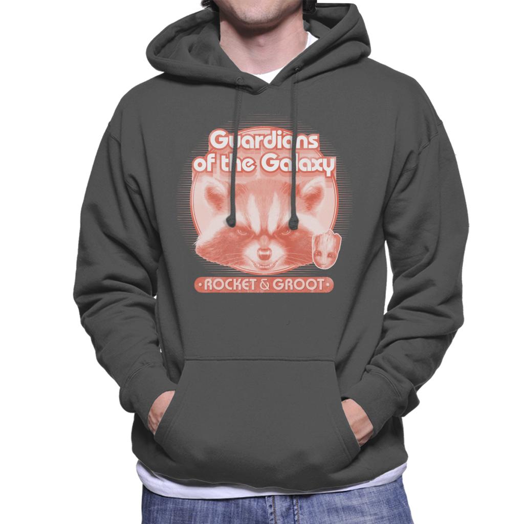 Marvel Guardians Of The Galaxy Rocket And Groot Retro Men's product image 4