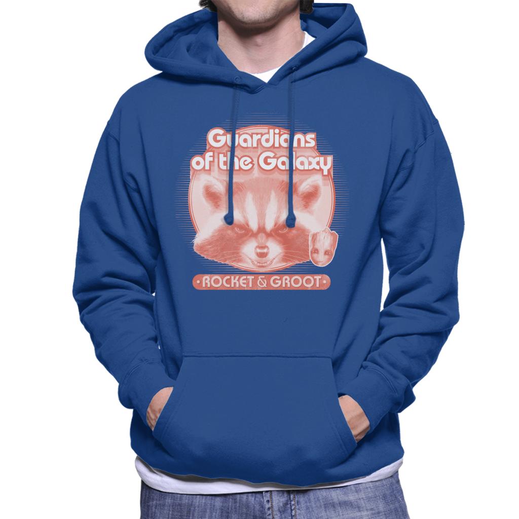 Marvel Guardians Of The Galaxy Rocket And Groot Retro Men's product image 6