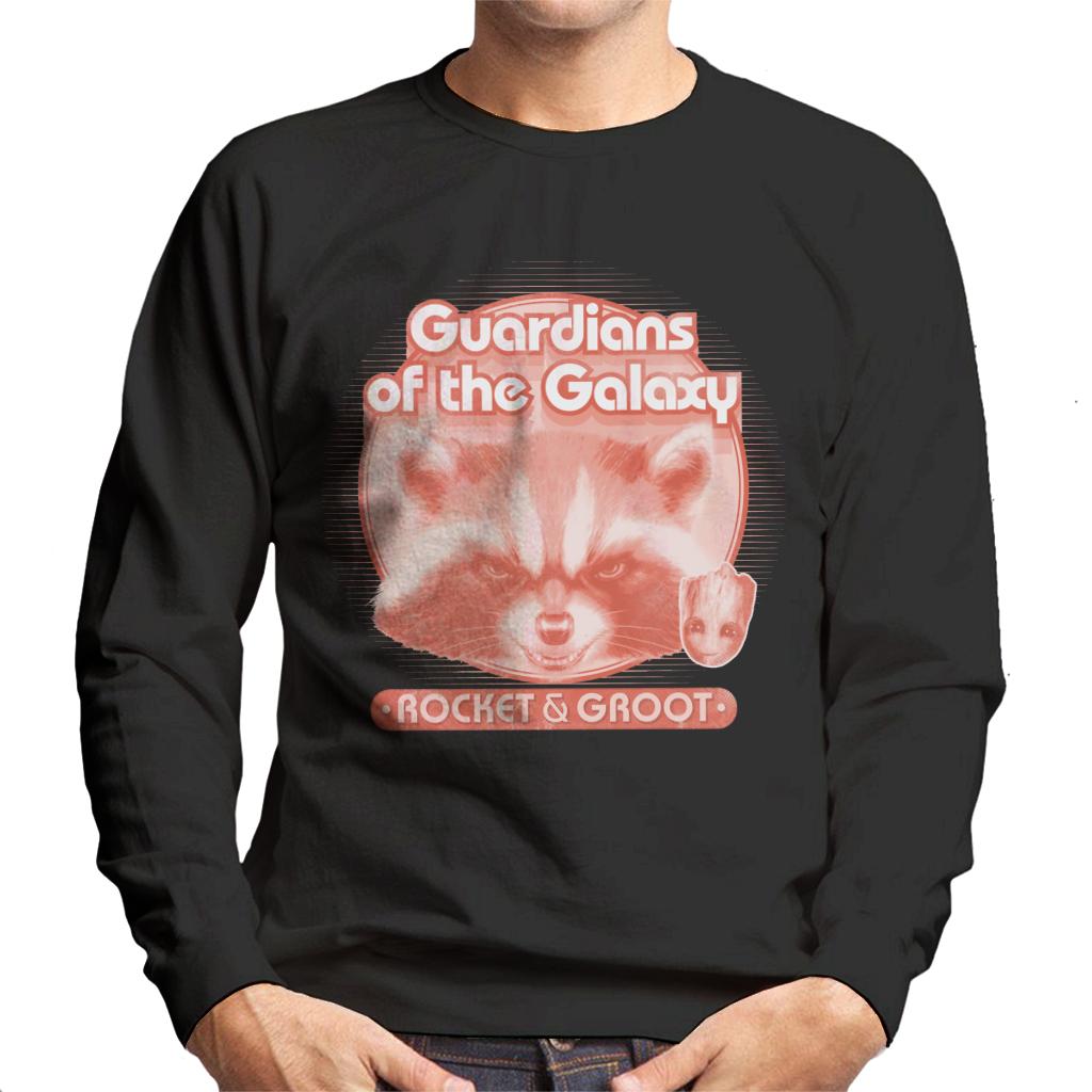 Marvel Guardians Of The Galaxy Rocket And Groot Retro Men's product image 1
