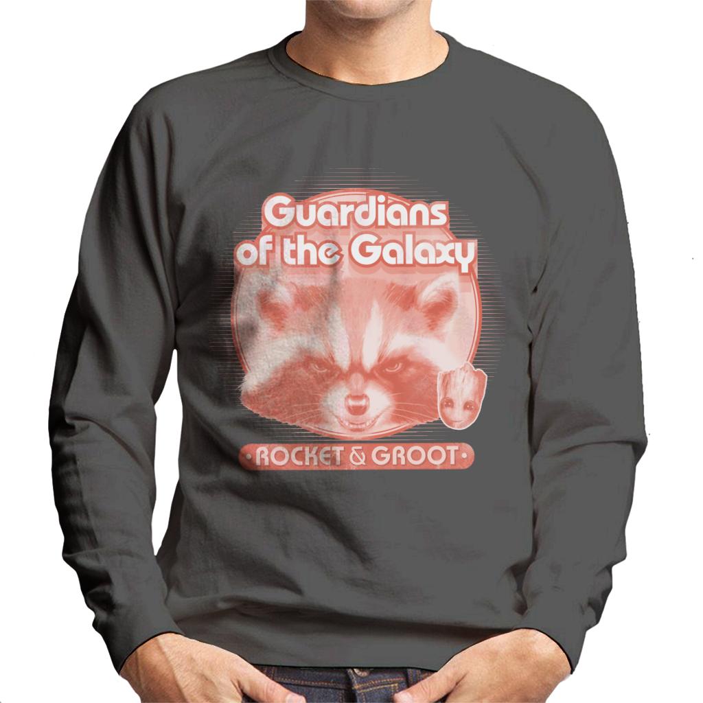 Marvel Guardians Of The Galaxy Rocket And Groot Retro Men's product image 4