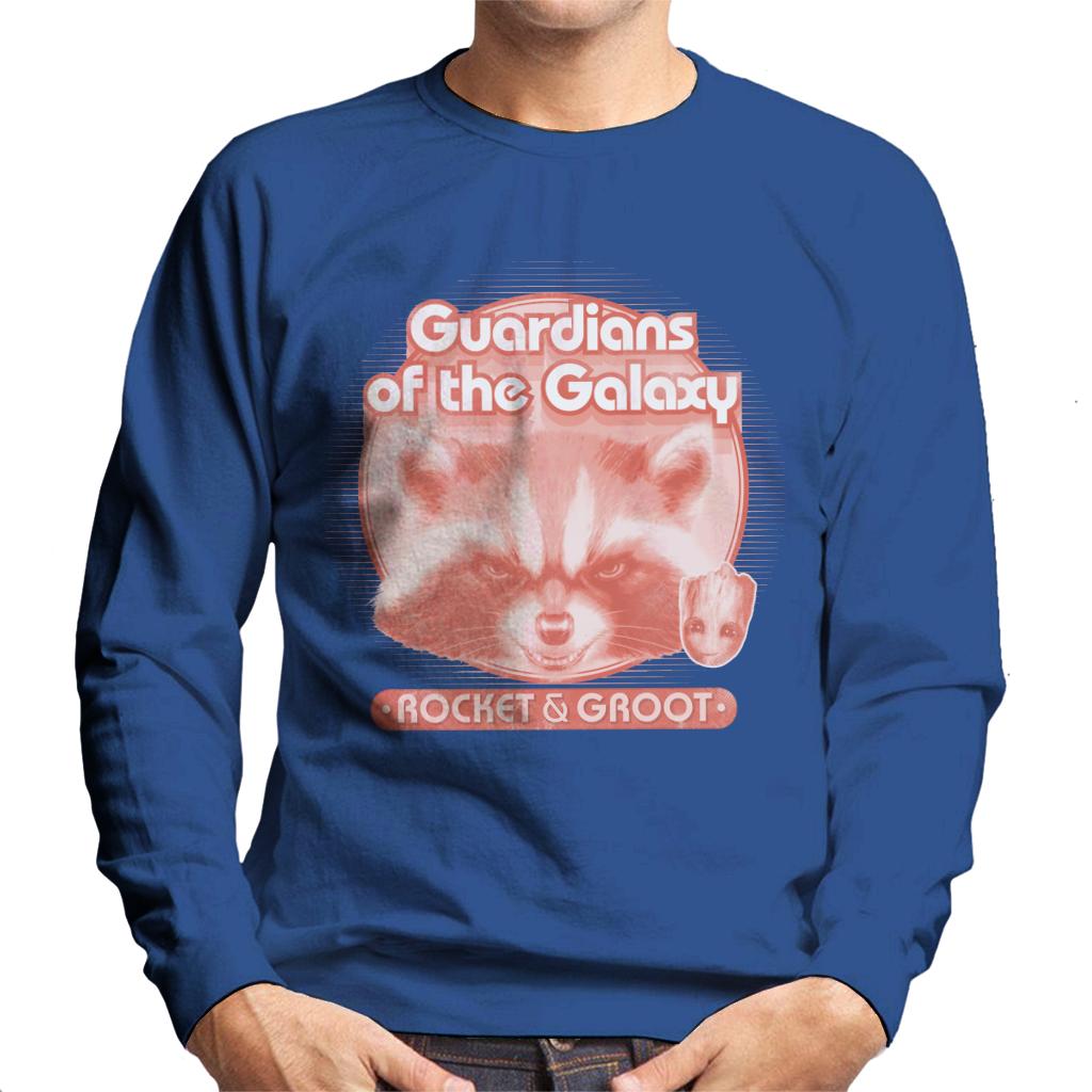Marvel Guardians Of The Galaxy Rocket And Groot Retro Men's product image 6