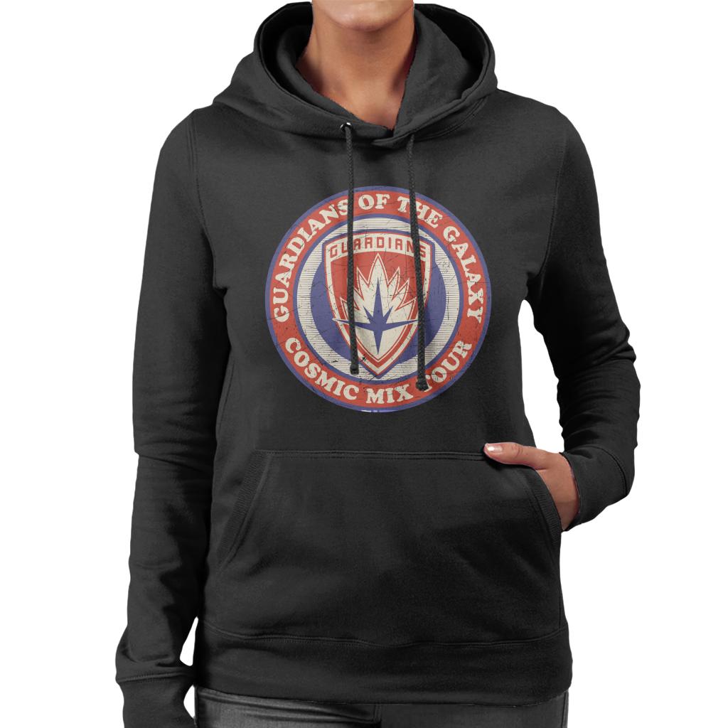 Marvel GOTG Badge Guardians Cosmic Mix Tour Women's Hooded product image 1