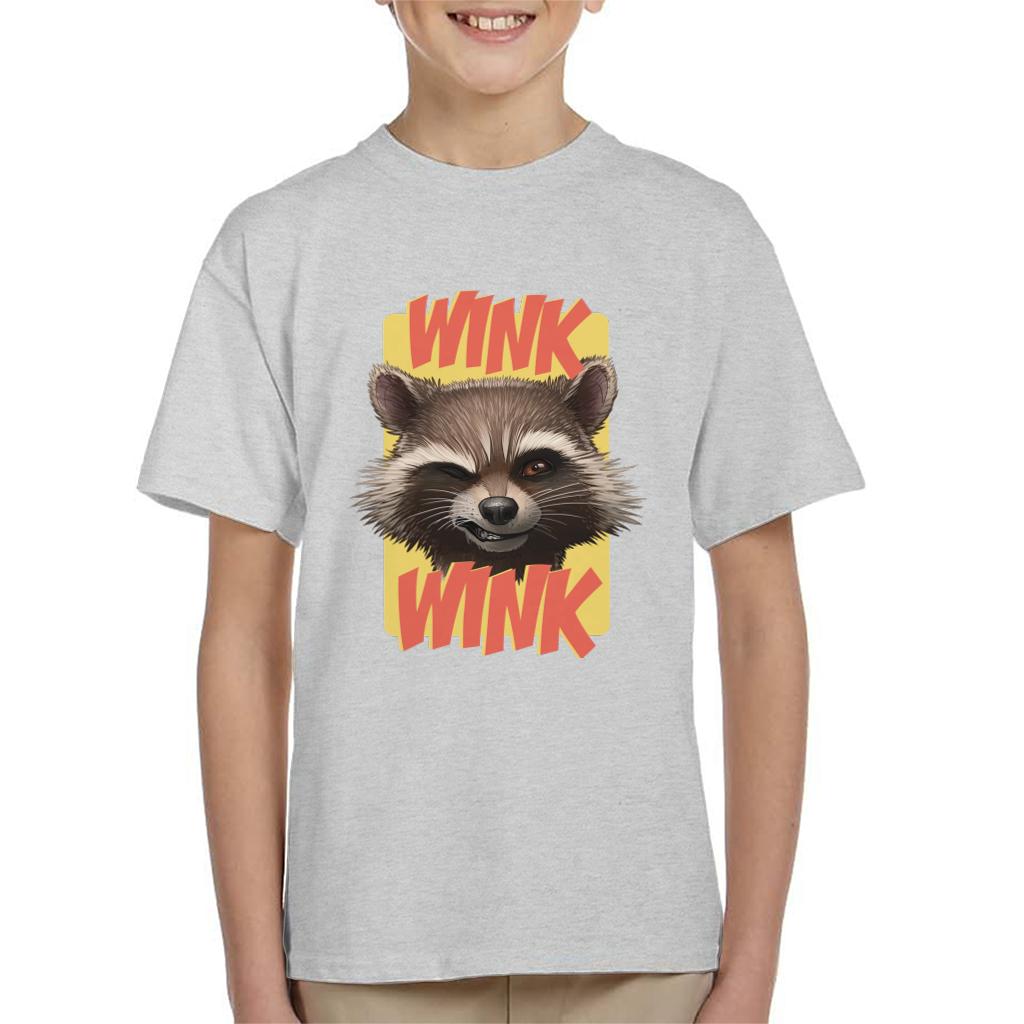 Marvel Guardians Of The Galaxy Rocket Wink Kid's T-Shirt product image 1