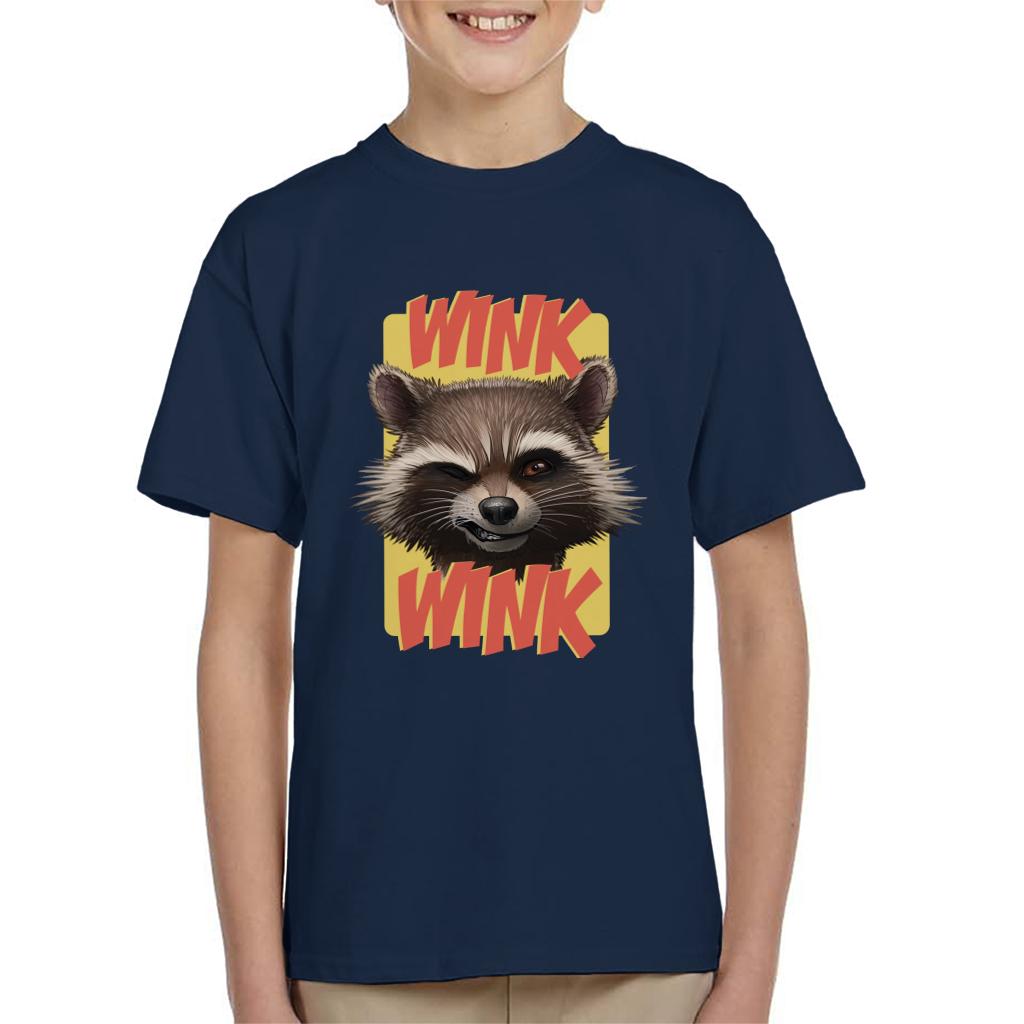 Marvel Guardians Of The Galaxy Rocket Wink Kid's T-Shirt product image 4