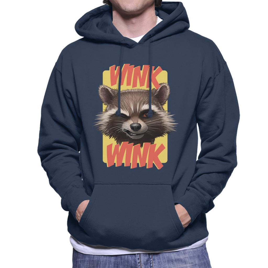 Marvel Guardians Of The Galaxy Rocket Wink Men's Hooded product image 4
