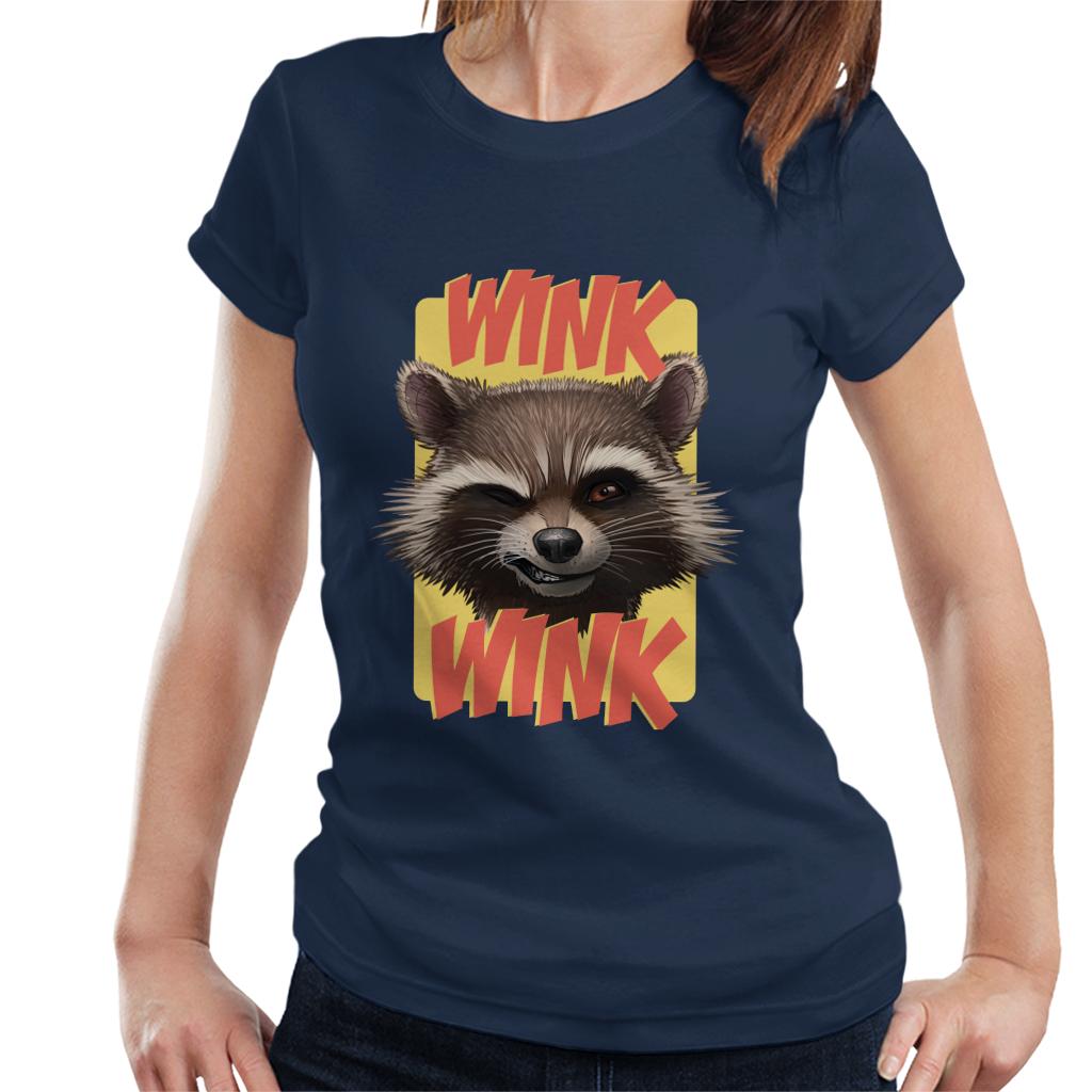 Marvel Guardians Of The Galaxy Rocket Wink Women's T-Shirt product image 4