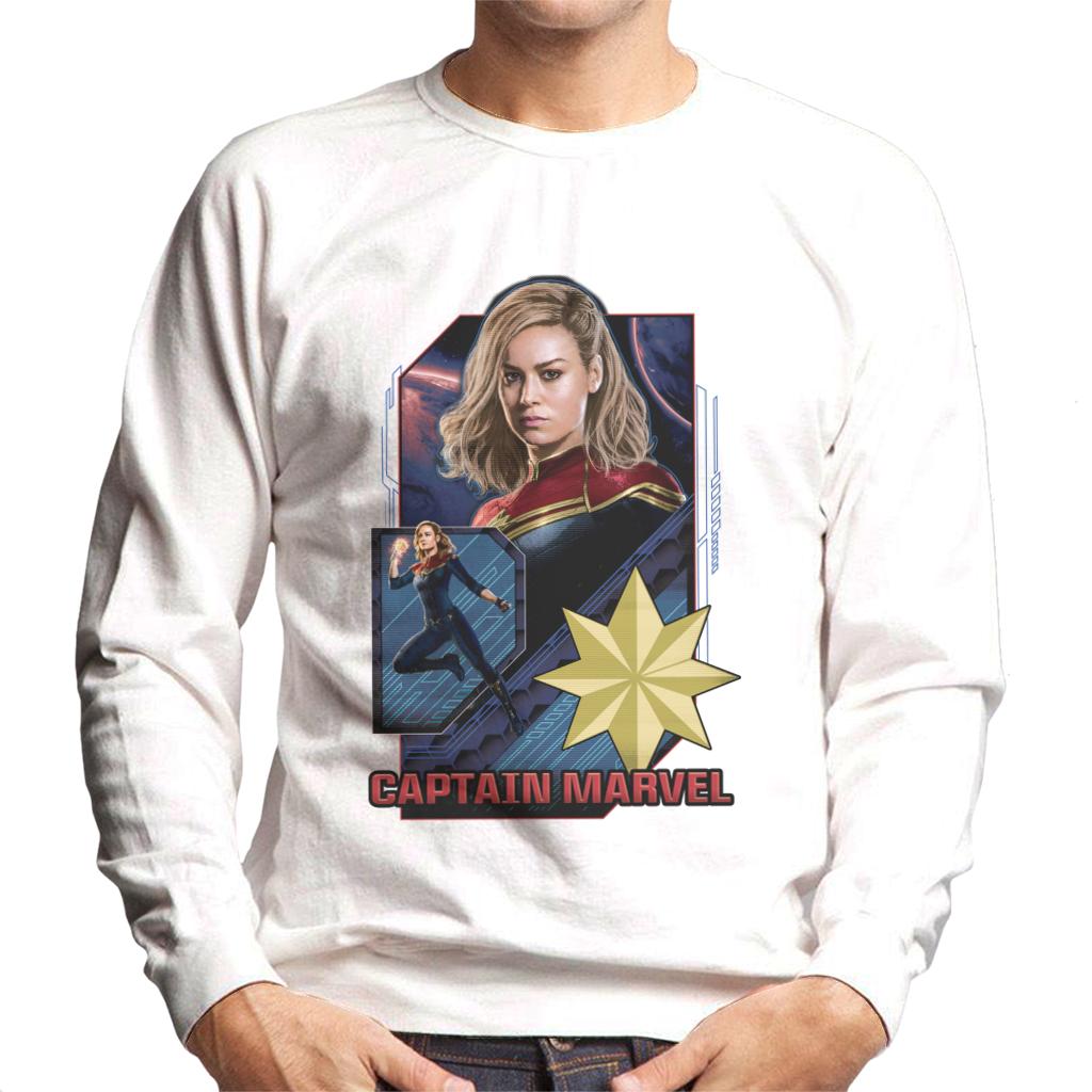 Marvel Captain Retro Starforce Theme Men's Sweatshirt product image 1