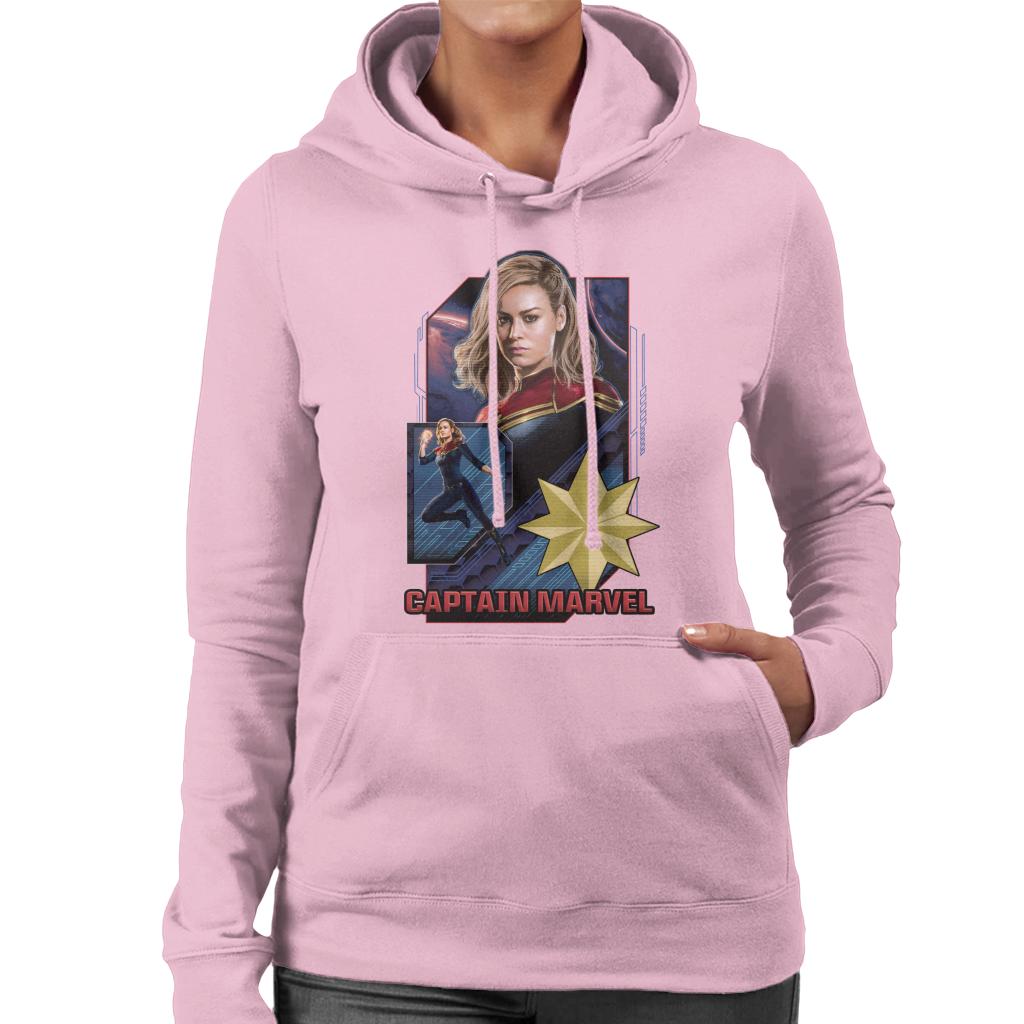 Marvel Captain Retro Starforce Theme Women's Hooded product image 6