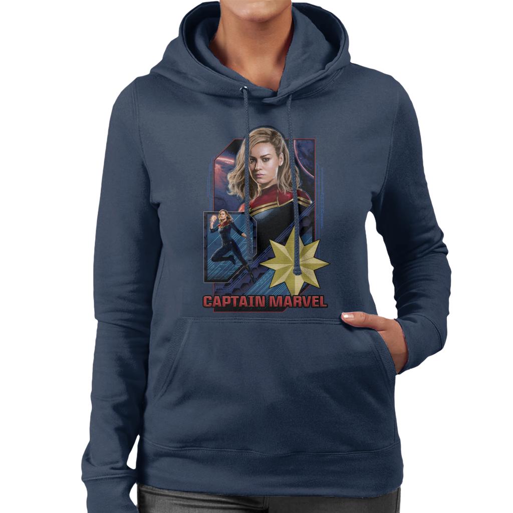 Marvel Captain Retro Starforce Theme Women's Hooded product image 4