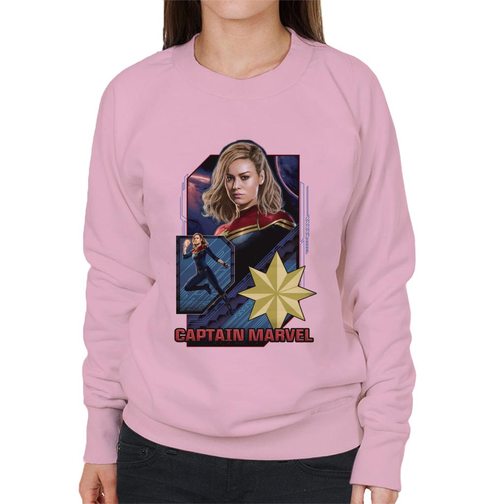 Marvel Captain Retro Starforce Theme Women's Sweatshirt product image 6