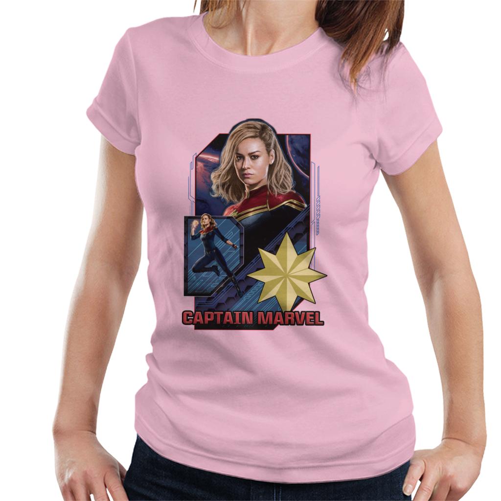 Marvel Captain Retro Starforce Theme Women's T-Shirt product image 6