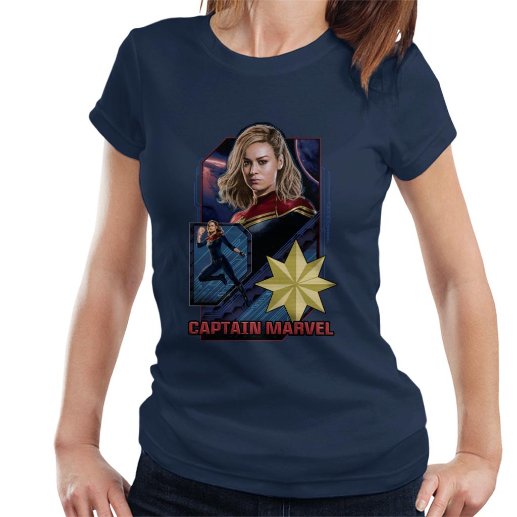 Marvel Captain Retro Starforce Theme Women's T-Shirt product image 4