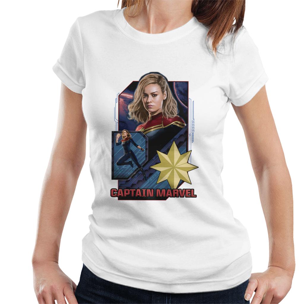 Marvel Captain Retro Starforce Theme Women's T-Shirt product image 1