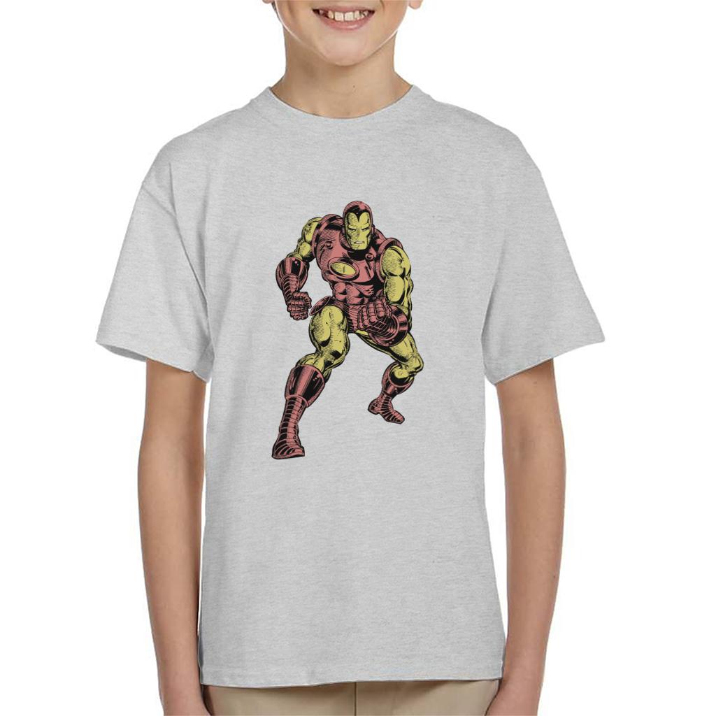 Marvel Iron Man Clenched Fists Pose Kid's T-Shirt product image 1