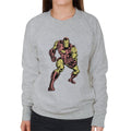 Marvel Iron Man Clenched Fists Pose Women's Sweatshirt product image 1