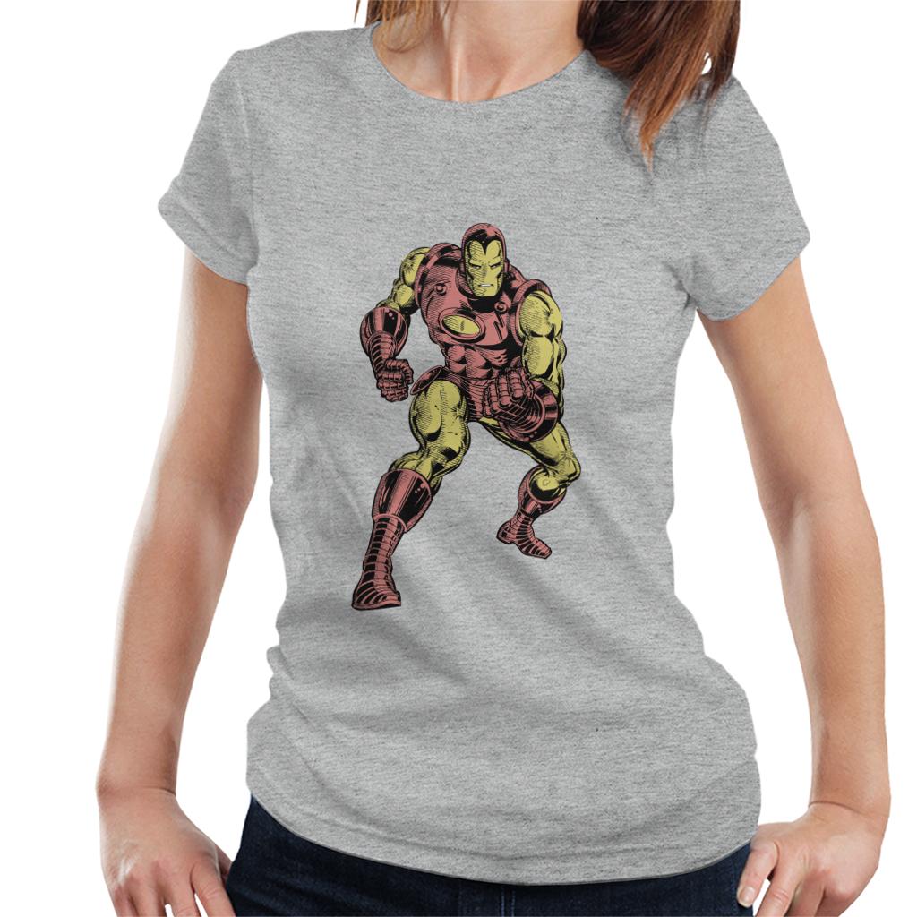 Marvel Iron Man Clenched Fists Pose Women's T-Shirt product image 1