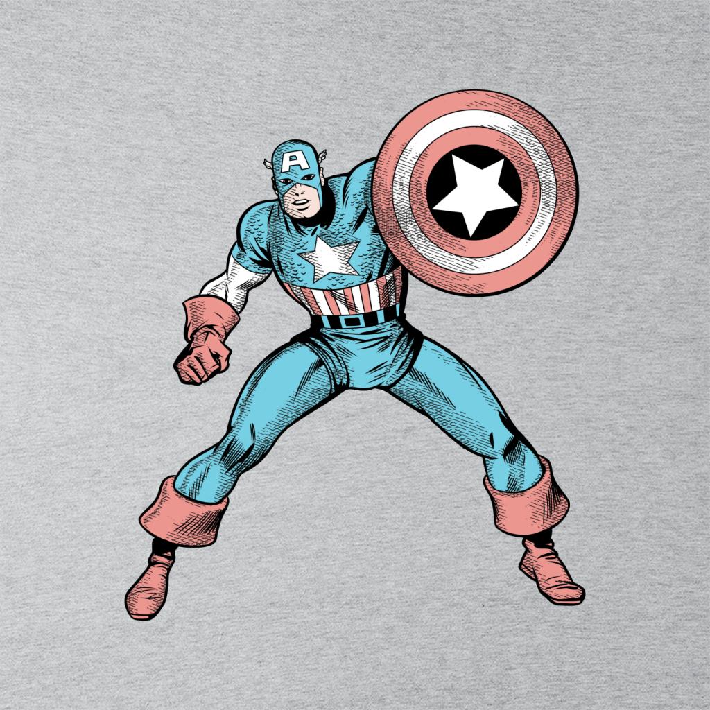 Marvel Comic Captain America Shield Pose Kid's Hooded product image 2