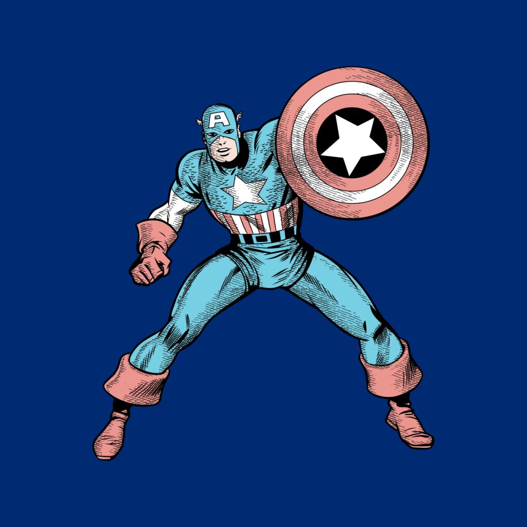 Marvel Comic Captain America Shield Pose Men's Sweatshirt product image 5