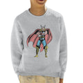 Marvel Comic Thor Arms Folded Pose Kid's Sweatshirt product image 1